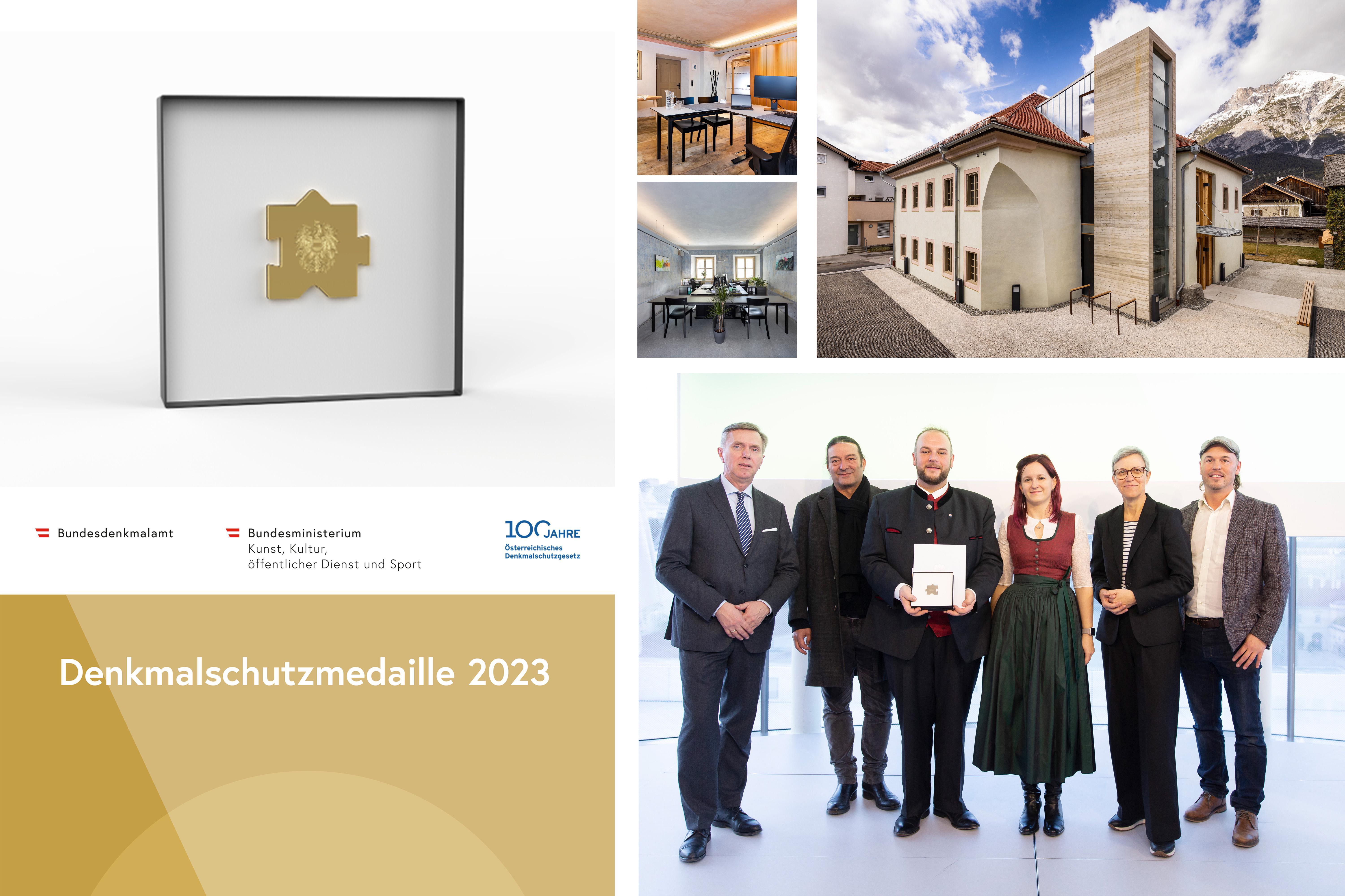 .Title Verleihung der österreichischen Denkmalschutzmedaille 2023