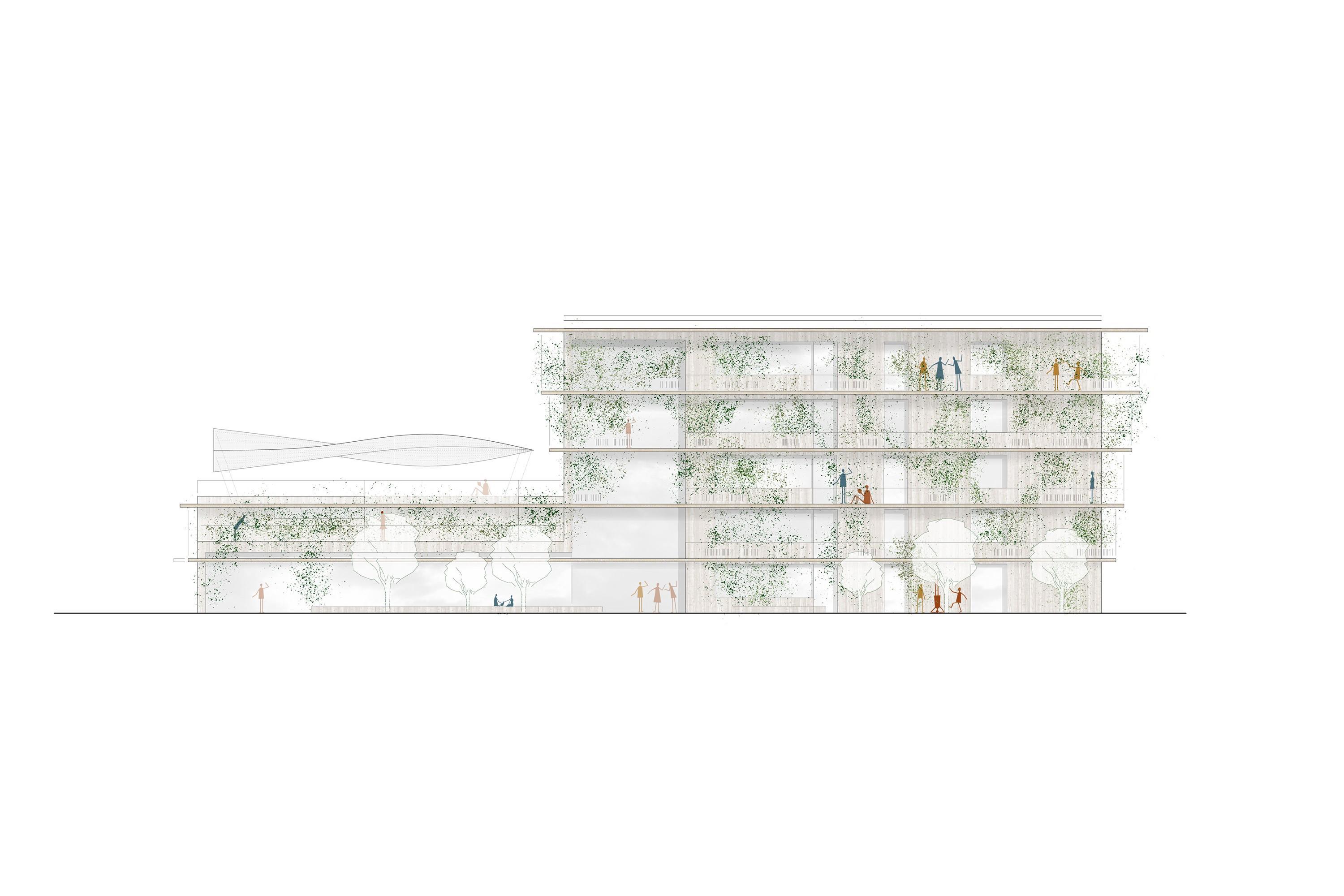 .Title Wettbewerbserfolg 2025: Volksschule NeuRum - Neue Mitte, NeuRum