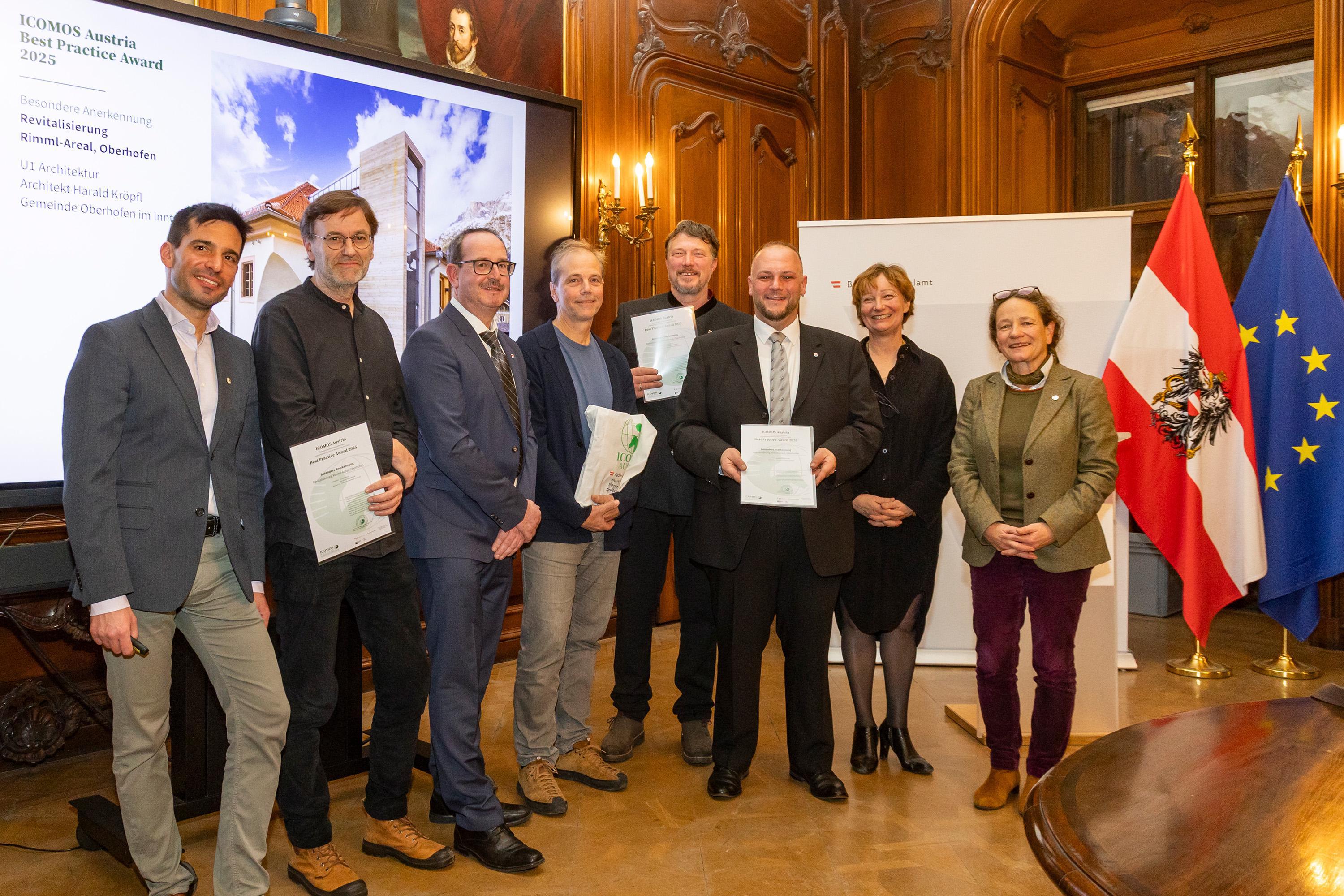 .Title 'Besondere Anerkennung' beim ICOMOS Austria Best Practice Award 2025